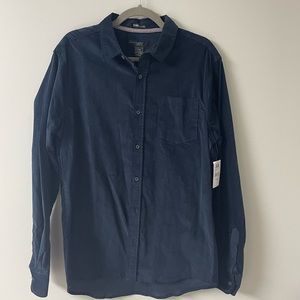 Men’s Diamond Jack (Stitch fix) Navy L/S Cord Shirt